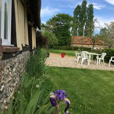 Charmante Maison Entre Les Pommiers Fresne-le-Plan Exterior foto