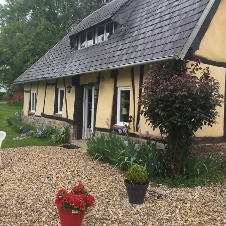 Charmante Maison Entre Les Pommiers Fresne-le-Plan Exterior foto